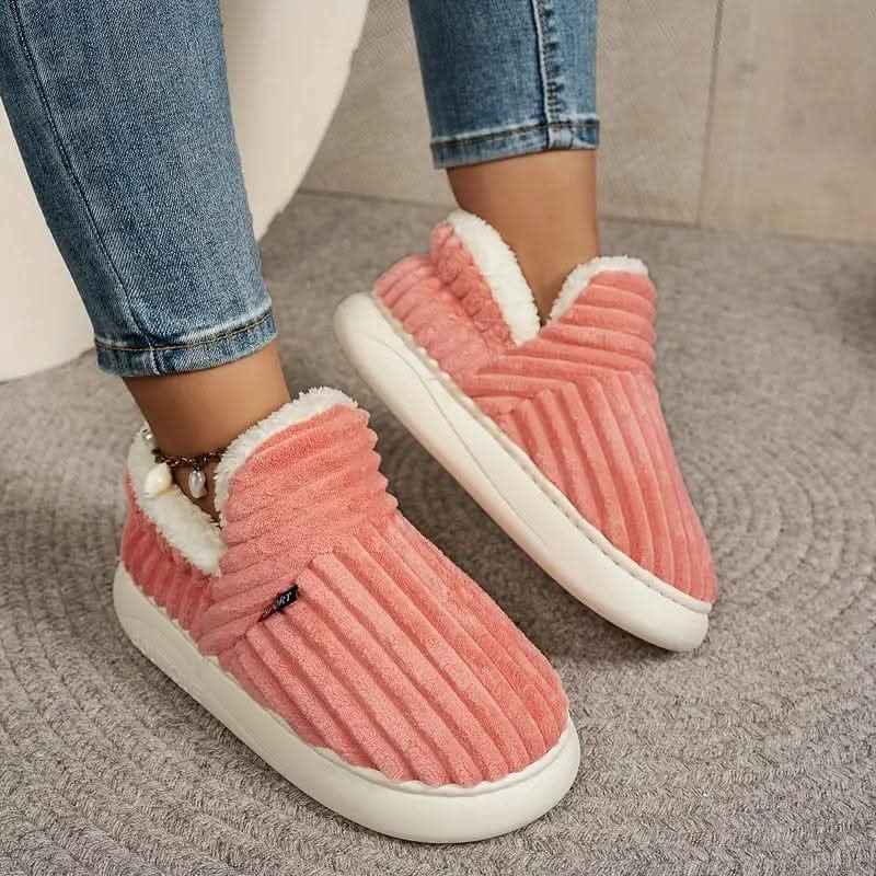 Fleece-Lined Thermal House Slippers — Non-Slip Unisex 4