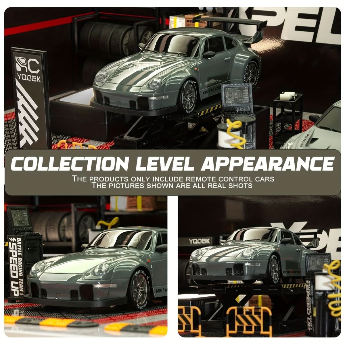RC Car 1:24 Scale Drift Racer with LED Wheels & 4WD 6
