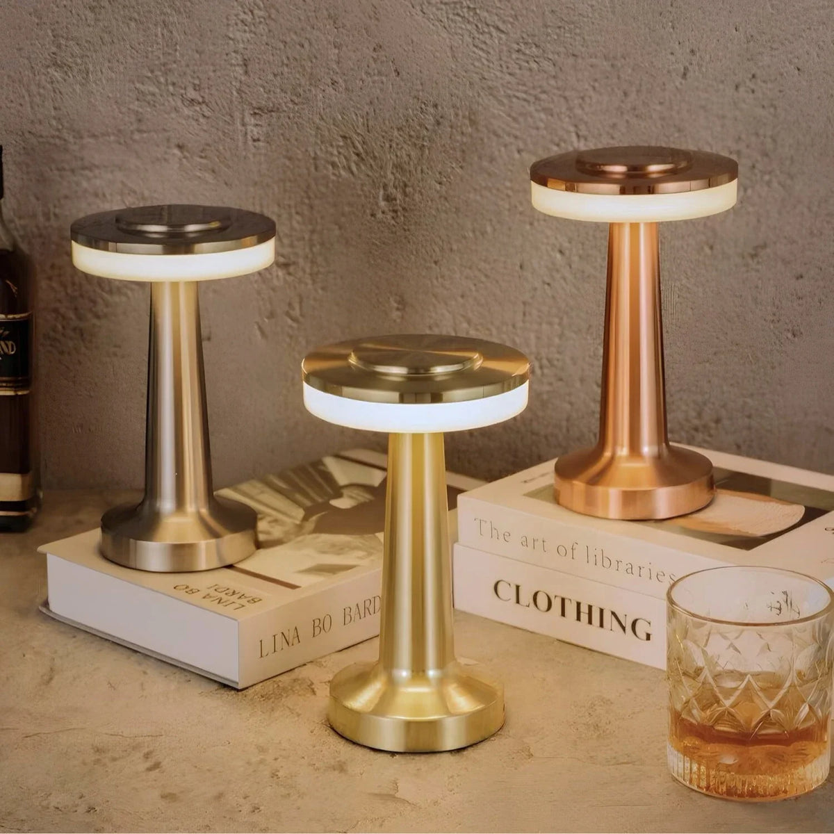 Portable Dimmable Retro Table Lamp — Cordless LED USB-C 14