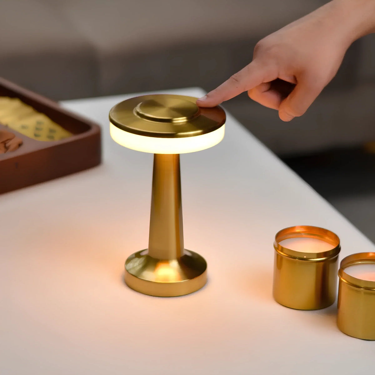 Portable Dimmable Retro Table Lamp — Cordless LED USB-C 6
