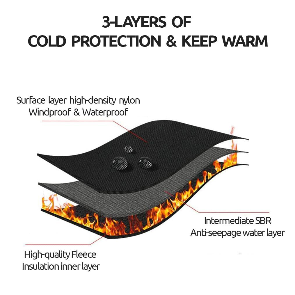 Thermal Winter Gloves — Fleece Lined Anti-Slip Unisex Fit 7