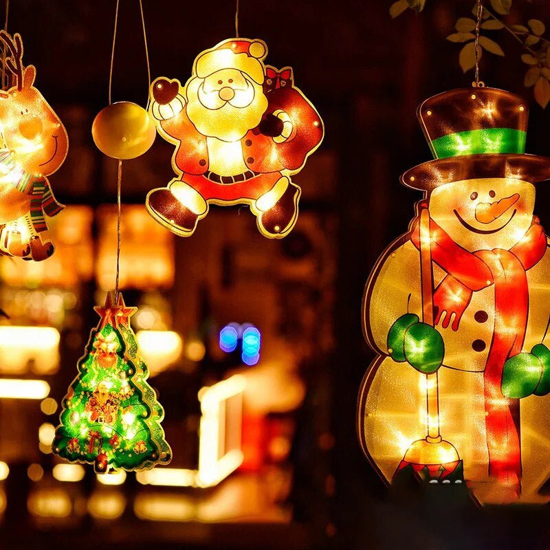 LED Christmas Window Decoration — Festive Xmas Light Display 4