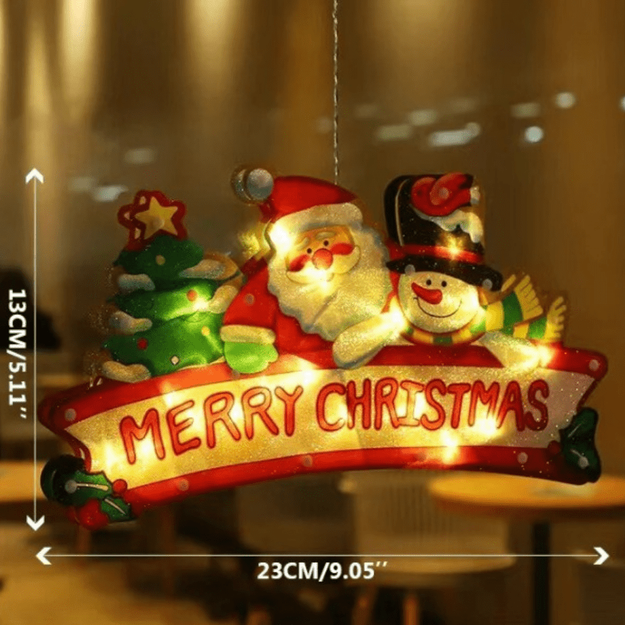 LED Christmas Window Decoration — Festive Xmas Light Display 6