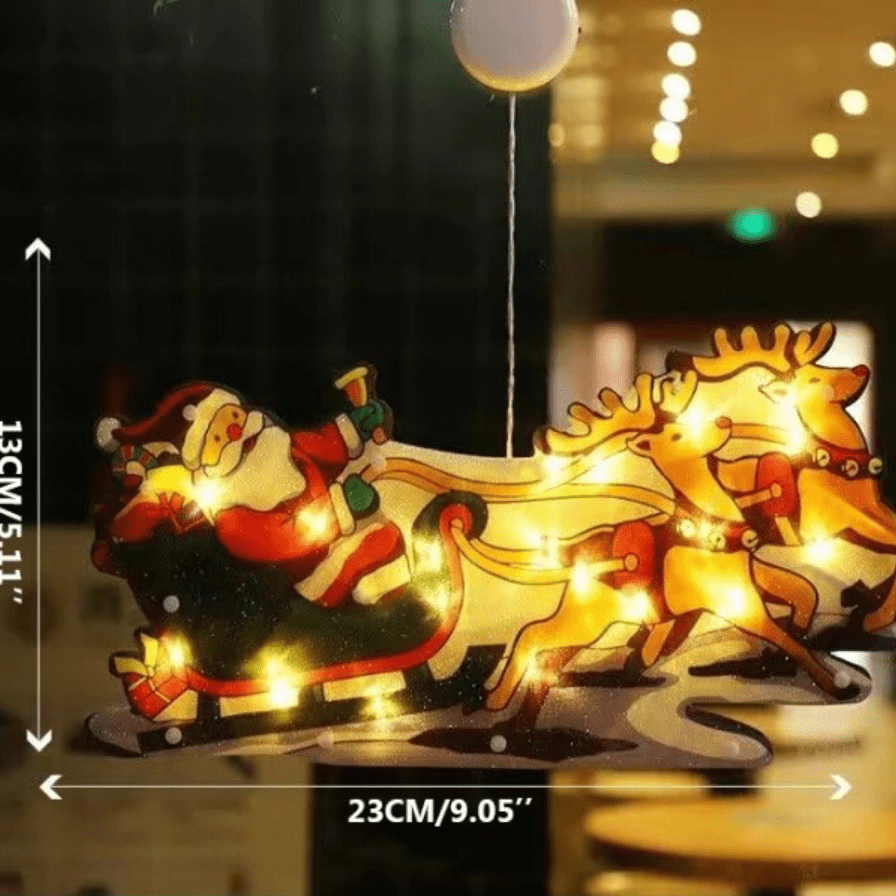 LED Christmas Window Decoration — Festive Xmas Light Display 7