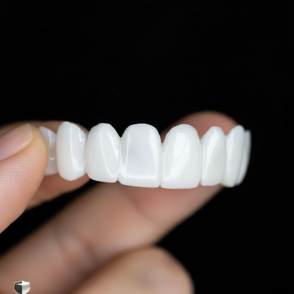 Adjustable White Dental Veneer Prosthesis — Reusable Smile 4