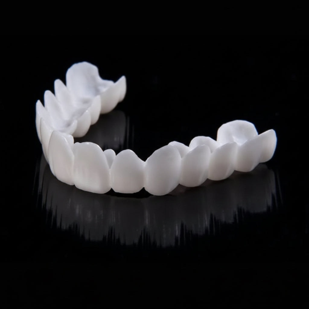 Adjustable White Dental Veneer Prosthesis — Reusable Smile 6