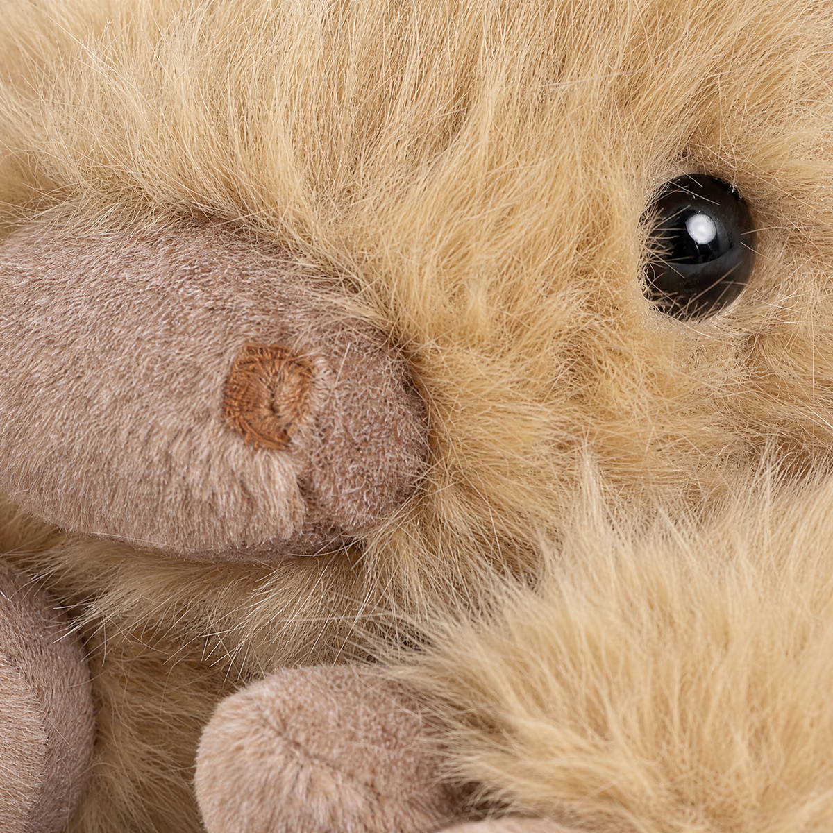 Weighted Plush Highland Cow — 65 cm Faux Fur Stuffed Animal 5
