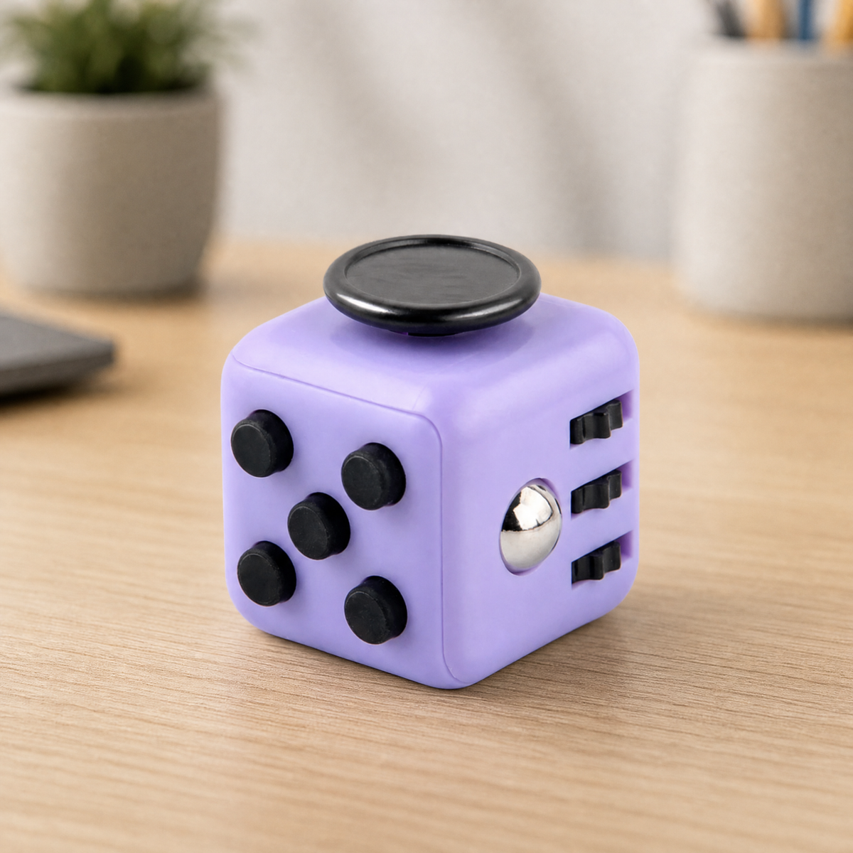 Fidget Toy Cube — 6 & 12 Sided Sensory Stress Relief 9