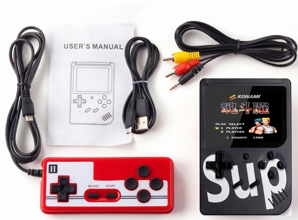 Retro Handheld Game Console 400-in-1 — 3" TFT & AV TV Output 7