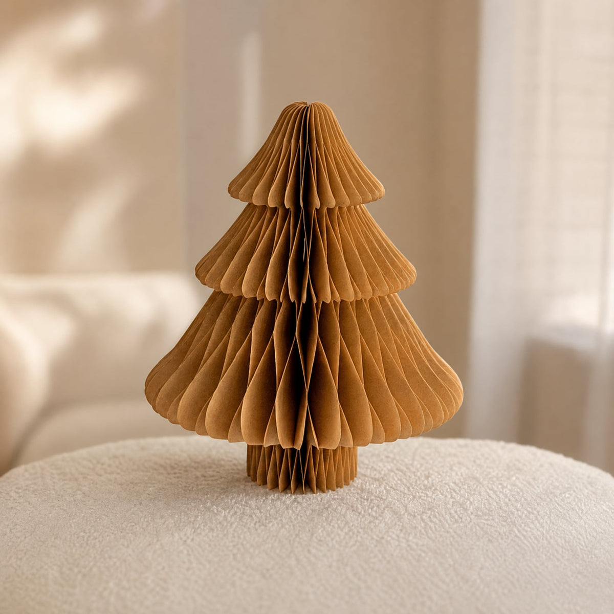 3D Honeycomb Paper Christmas Tree — Foldable Table Decor 10