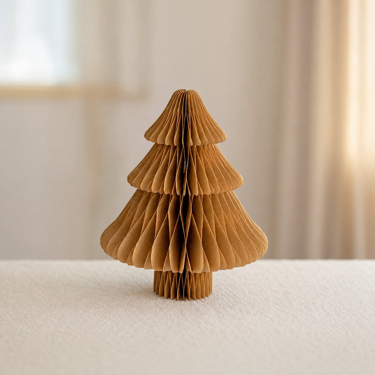 3D Honeycomb Paper Christmas Tree — Foldable Table Decor 11