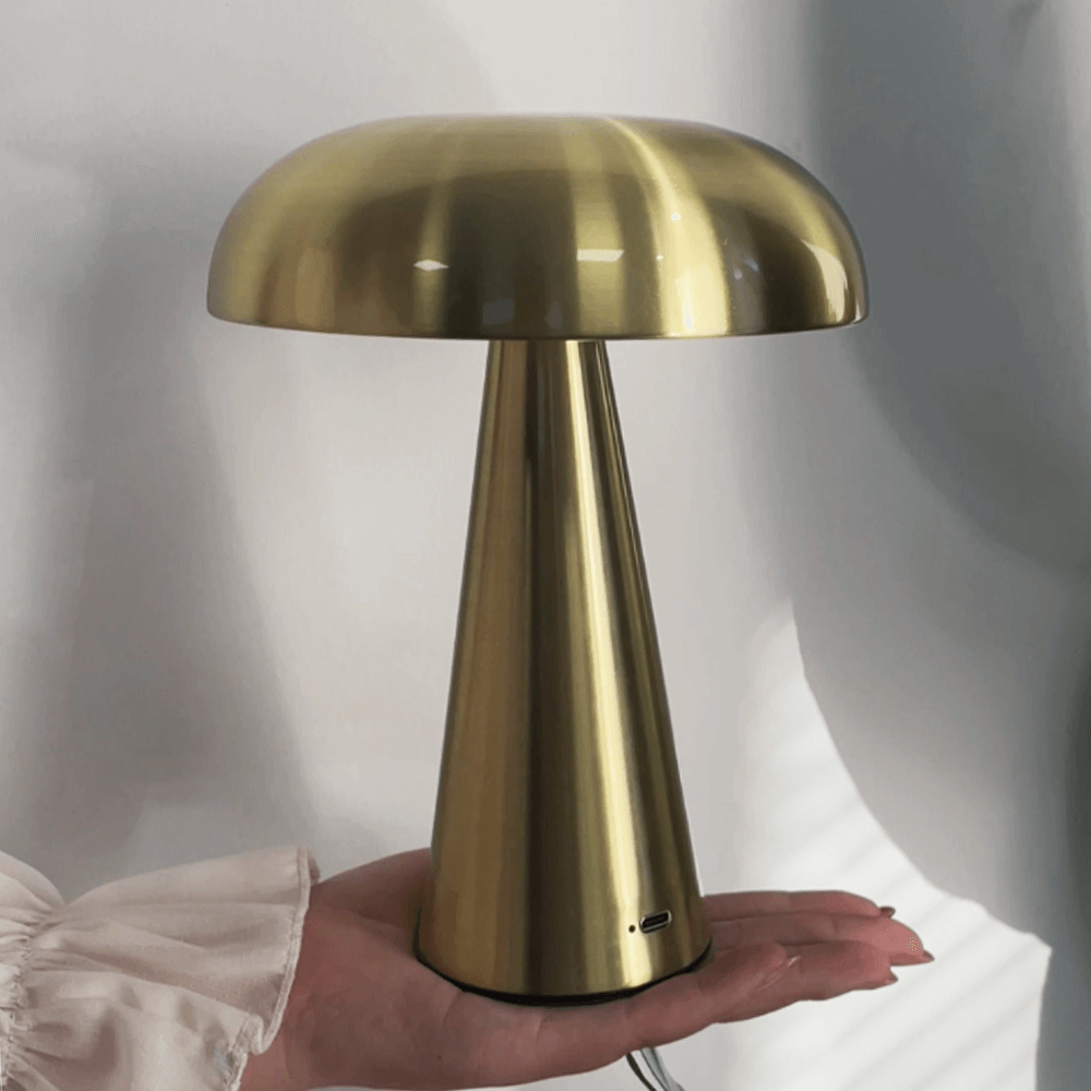 Lumo Mushroom Table Lamp — Rechargeable Wireless Ambient Light 2