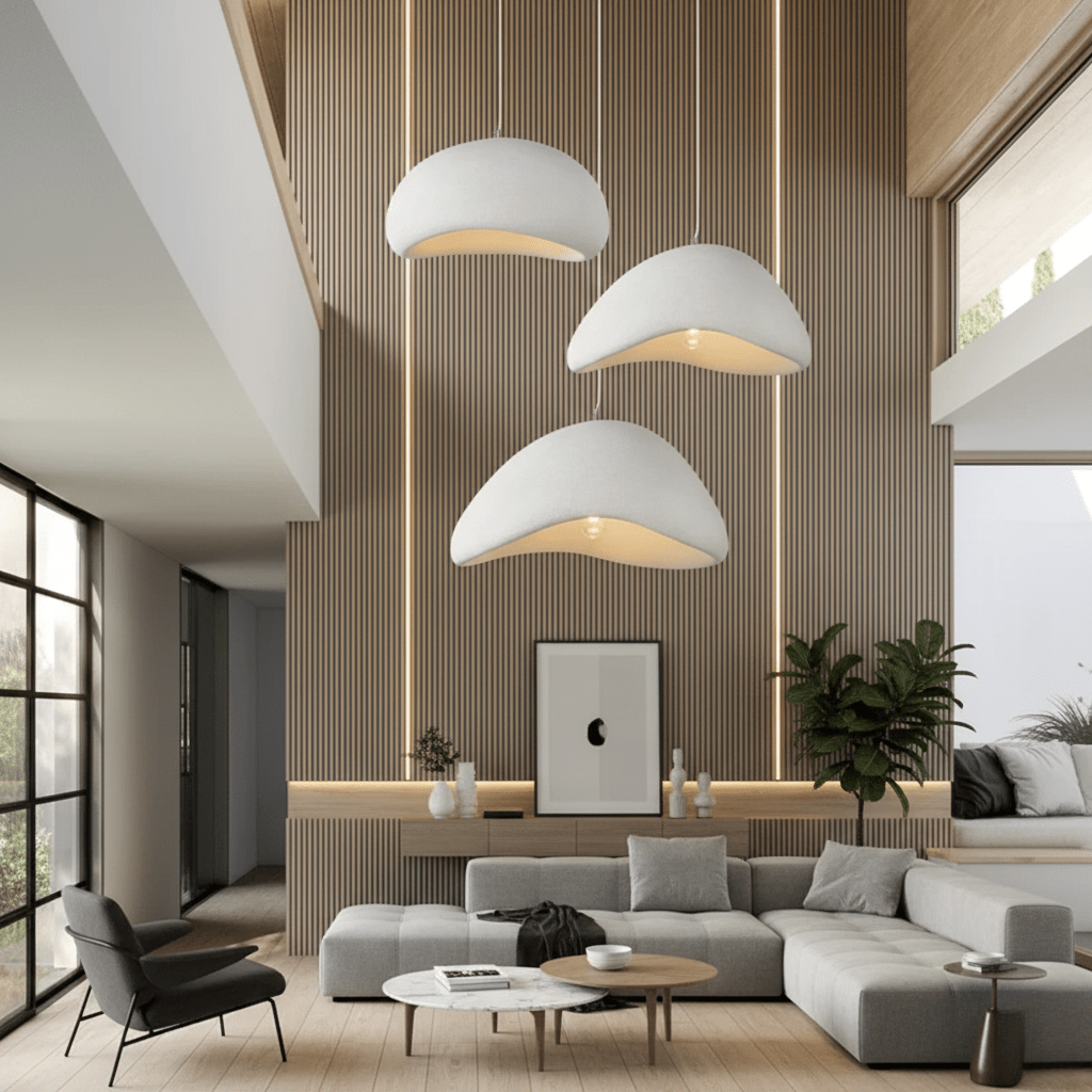 Dimmable Pendant Light — Warm Glow Metal & Glass Shade 16