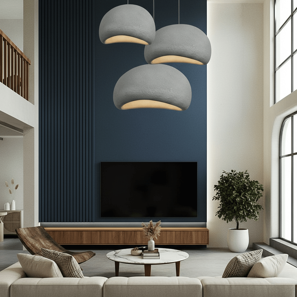 Dimmable Pendant Light — Warm Glow Metal & Glass Shade 1