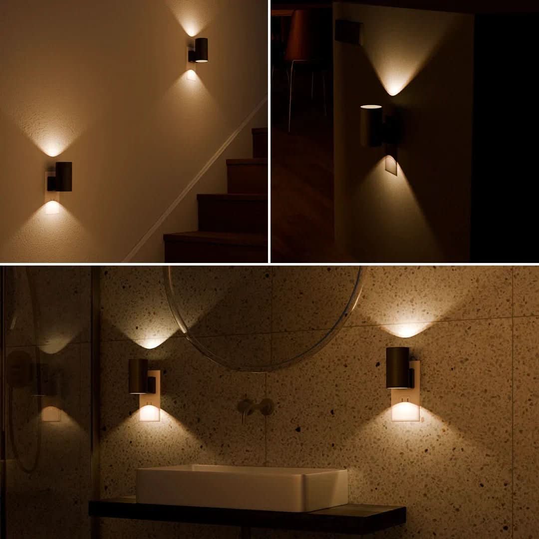Aurora LED Night Lamp – Dimmable Smart Sensor Plug-In Light 2