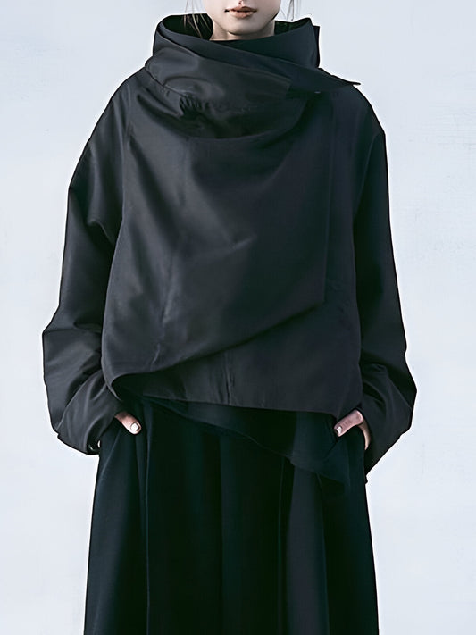 Women's Stand-Collar Minimalist Winter Coat — Lightweight Fit 1