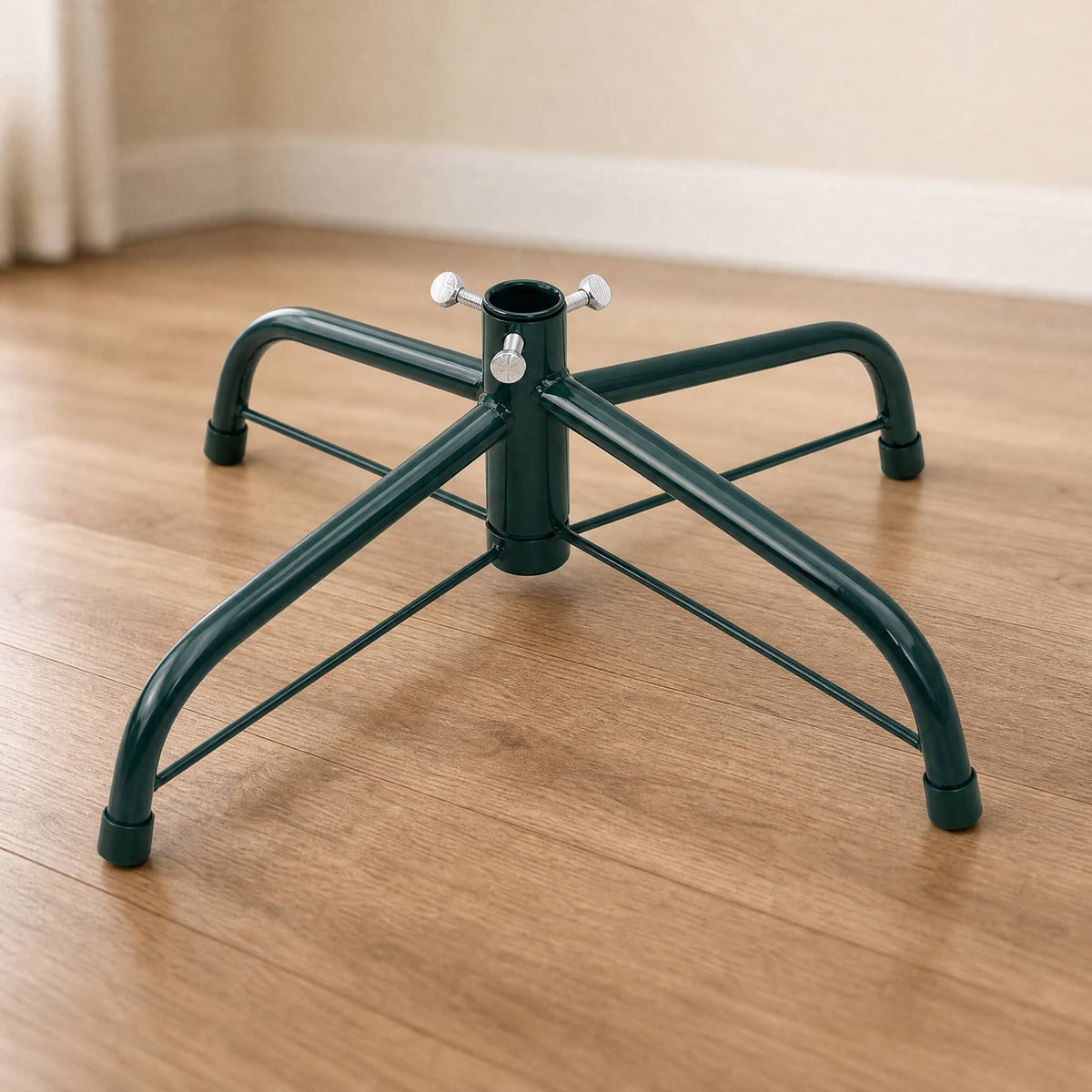 Metal Cross Christmas Tree Stand with Thumb Screws 1