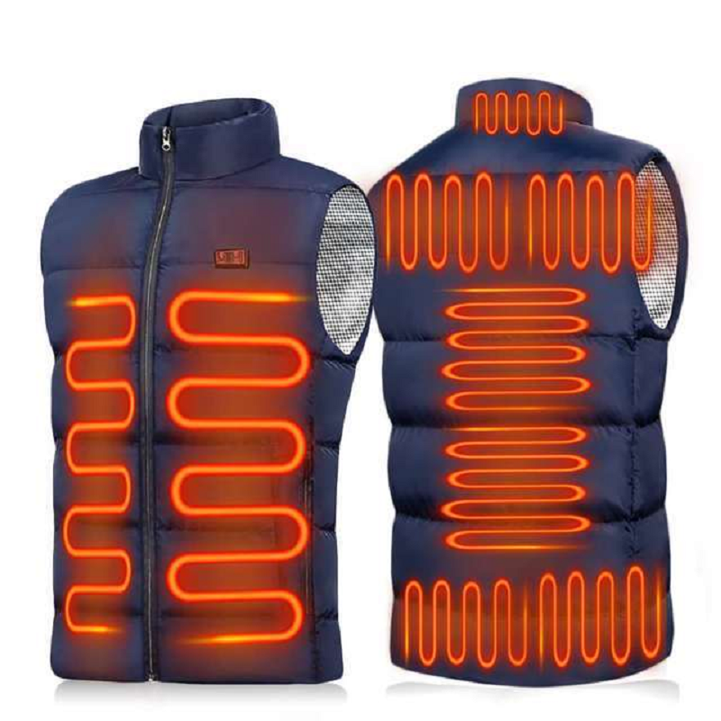 9-Zone USB Heated Vest — Unisex Thermal Winter Jacket 4