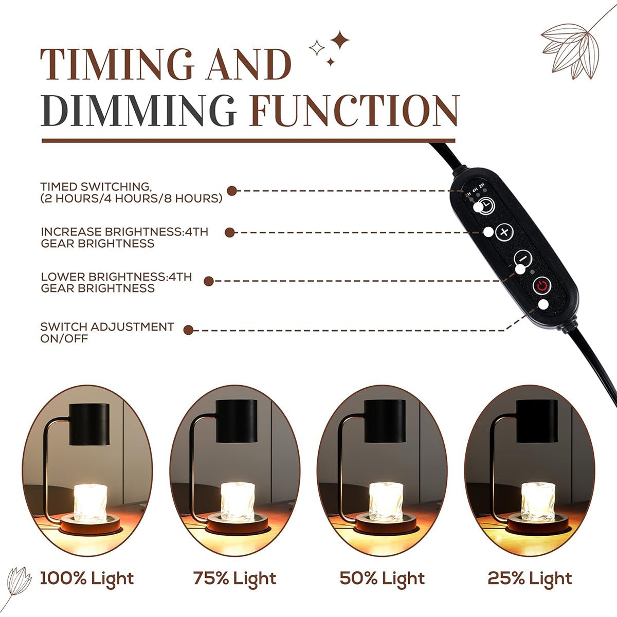 CALMWICK Electric Candle Warmer Lamp — Flame-Free Fragrance 13