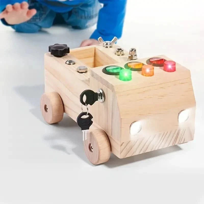 Busy Board Wooden Educational Toy — Montiflex Kids Ages 3–12 5
