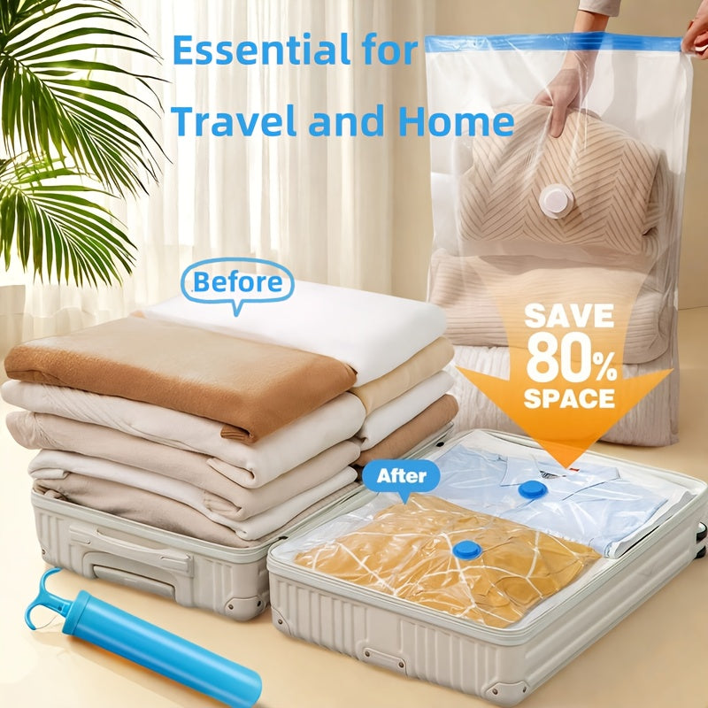Extra Large Vacuum Storage Bags — Reusable Space-Saving Set 7