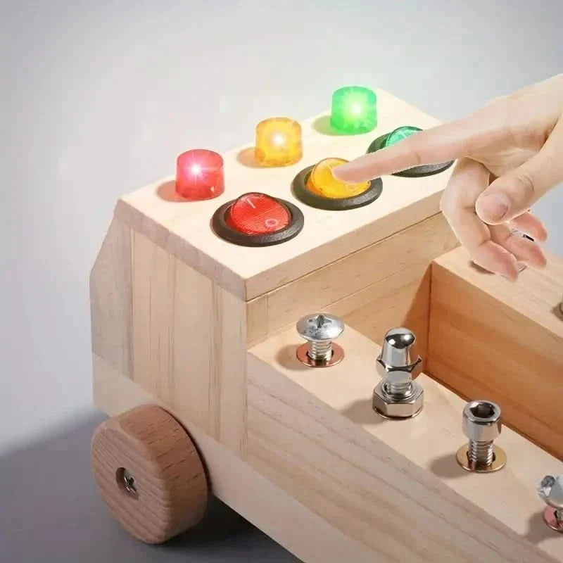 Busy Board Wooden Educational Toy — Montiflex Kids Ages 3–12 4