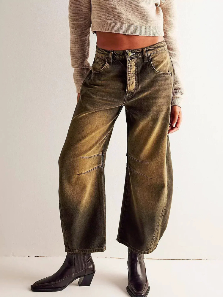 Women's Baggy Jeans — Relaxed Wide-Leg Denim Fit 4