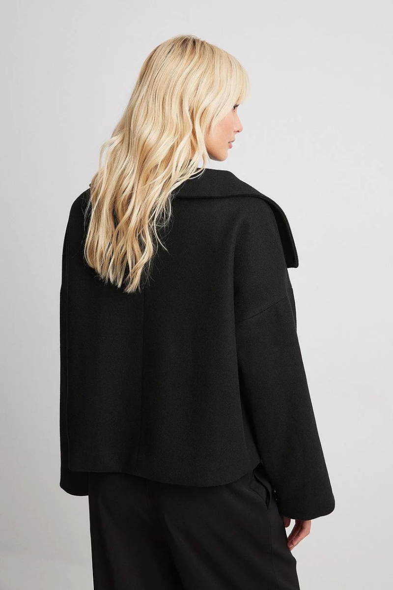 Women's Vintage Double-Breasted Short Coat — Tailored Fit 6