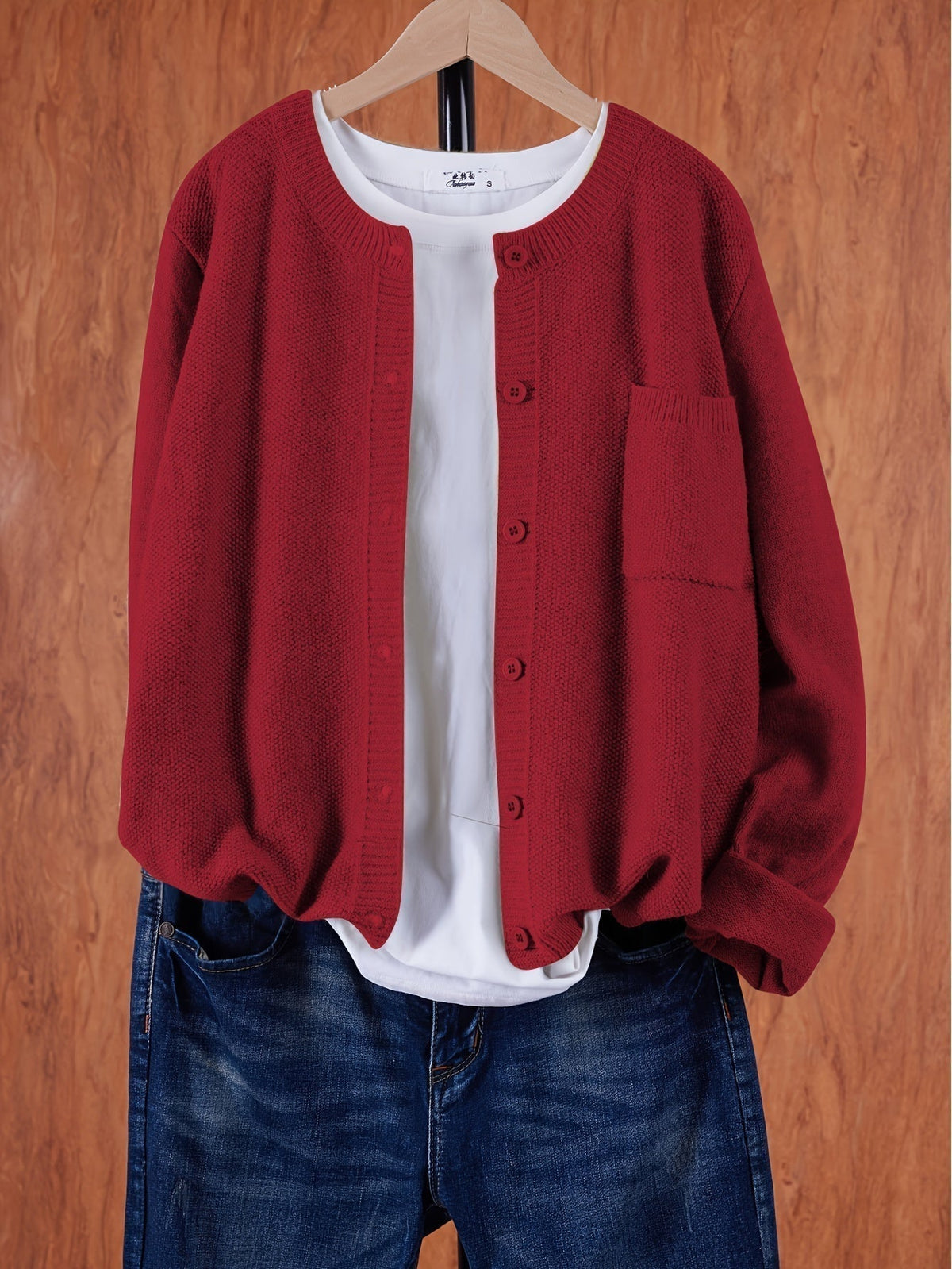 Women's Relaxed Open-Front Knit Cardigan Sweater 11