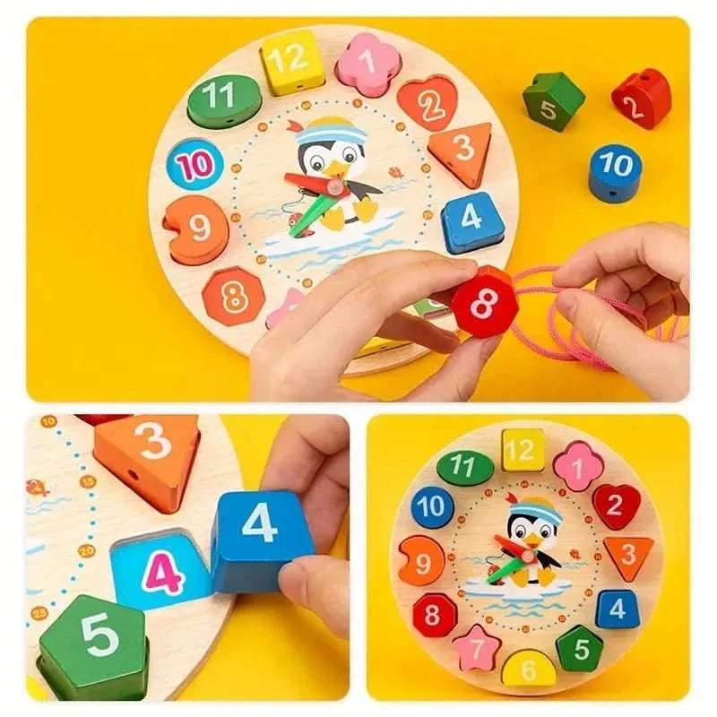 Montessori Toys 5-in-1 Wooden Set — Baby from 6 Months 4