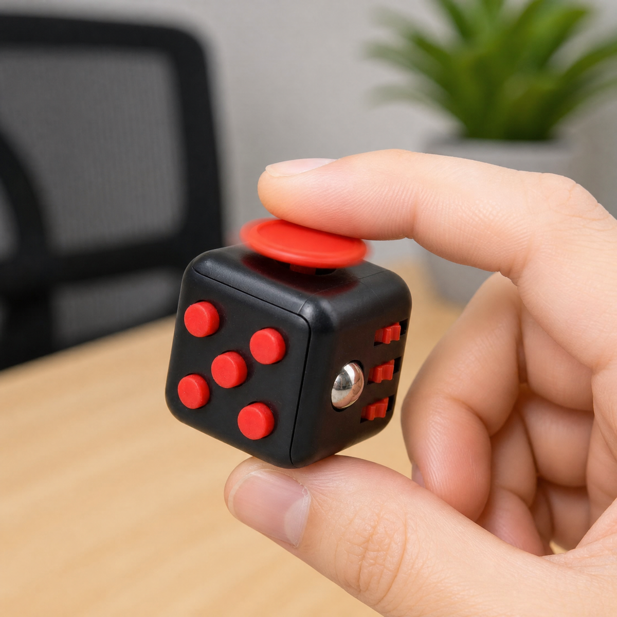 Fidget Toy Cube — 6 & 12 Sided Sensory Stress Relief 4