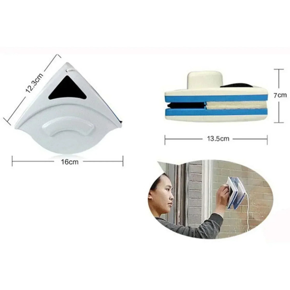 Magnetic Double-Sided Window Cleaner — Streak-Free, No Ladder 7