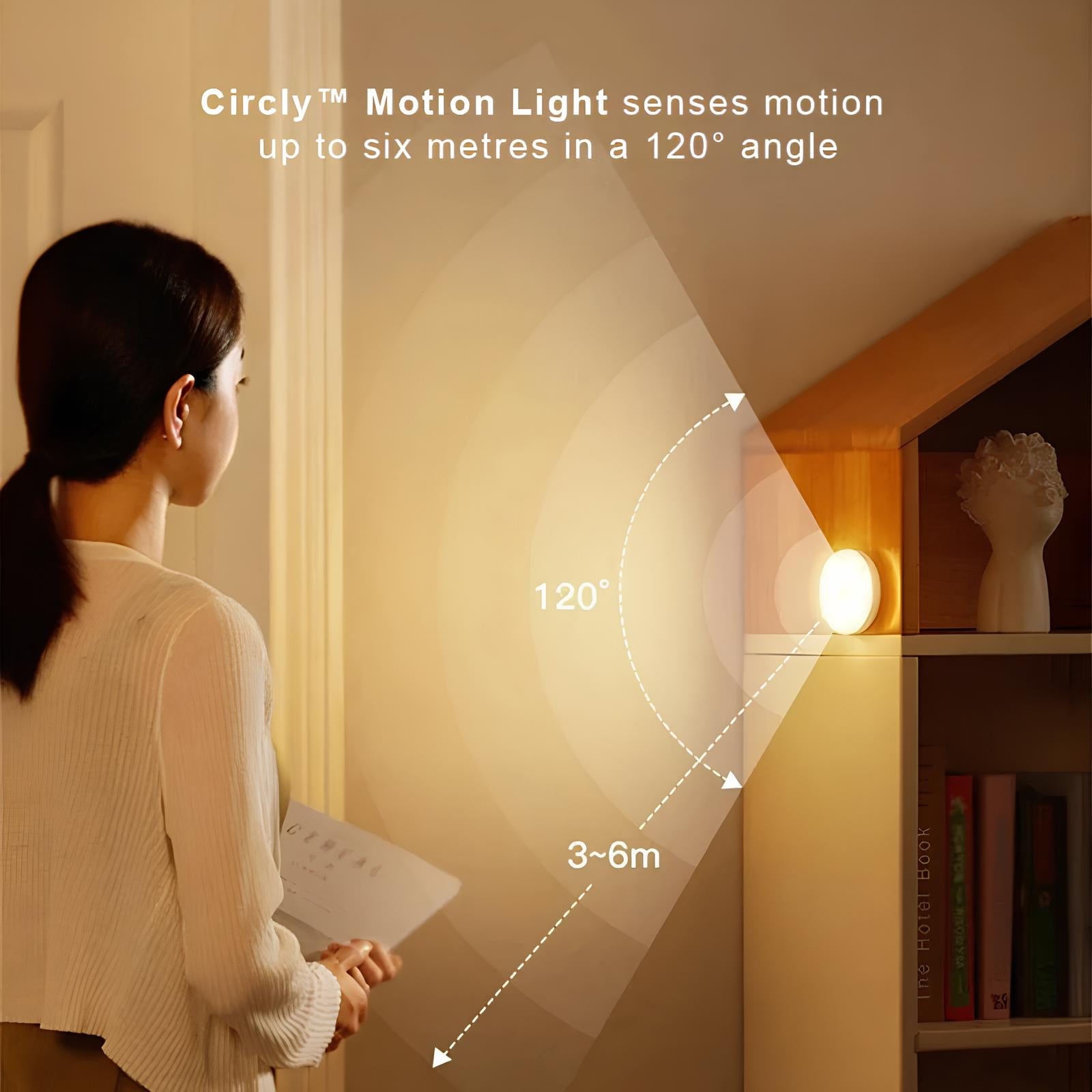 Circly Motion Light — Wireless Magnetic Motion Sensor LED 4