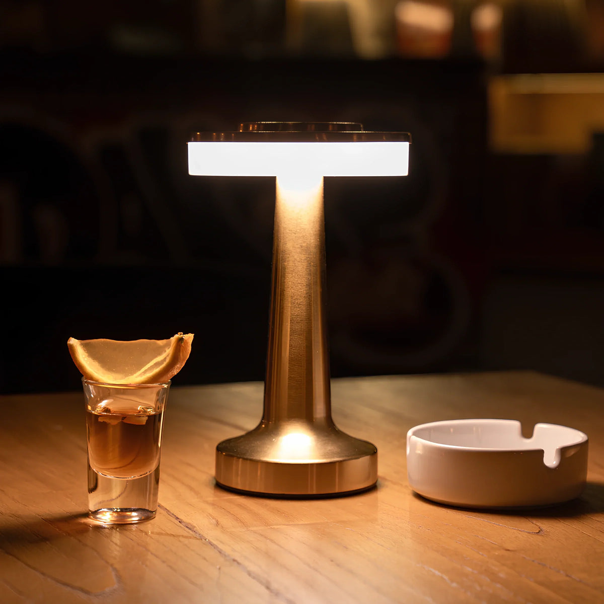 Portable Dimmable Retro Table Lamp — Cordless LED USB-C 15