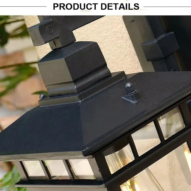 Outdoor Waterproof Lantern Wall Light — Aluminum E27 IP23 5