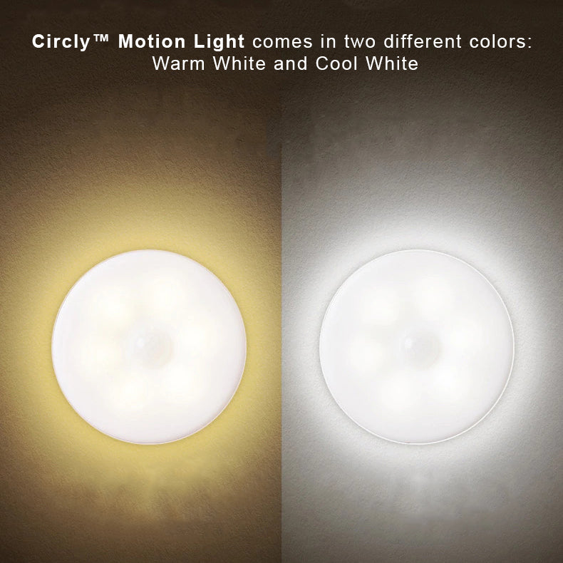 Circly Motion Light — Wireless Magnetic Motion Sensor LED 6