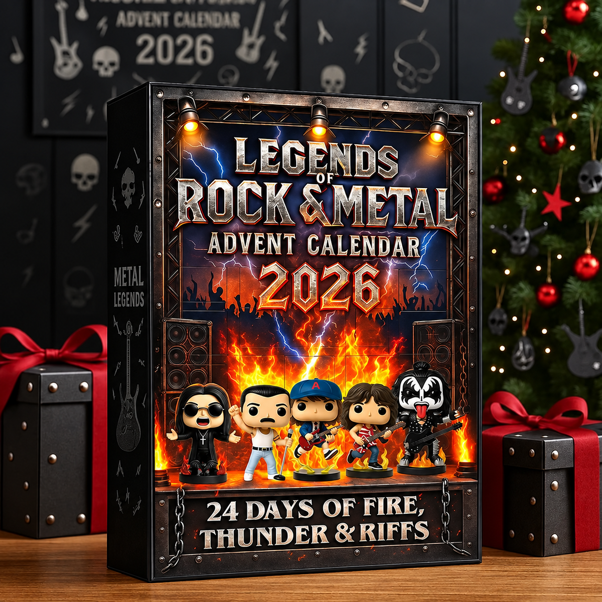 Rock Legends 2026 Advent Calendar — 24 Collectible Figurines 1