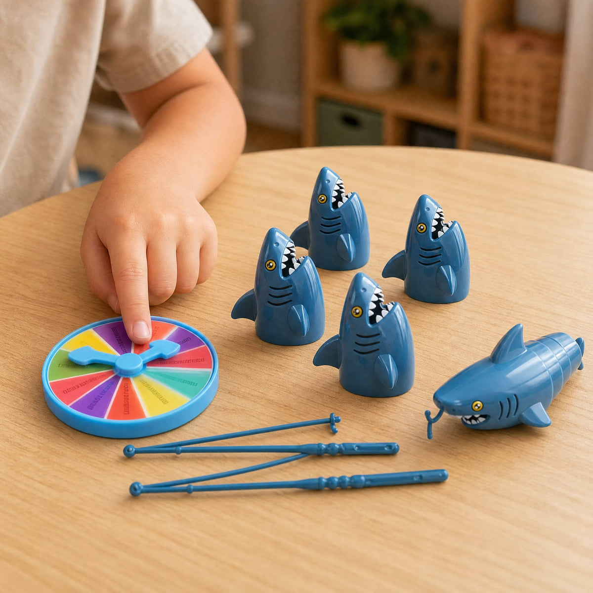 Shark Fishing Board Game for Kids — Battery-Free Family Fun 5