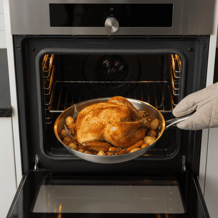 Coating-Free Stainless Steel Frying Pan — All Hob Types 6