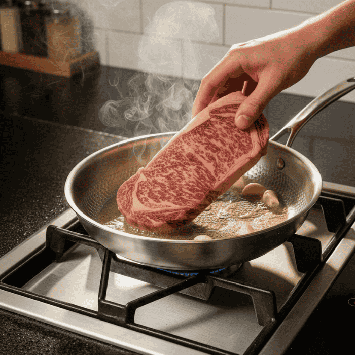 Coating-Free Stainless Steel Frying Pan — All Hob Types 5