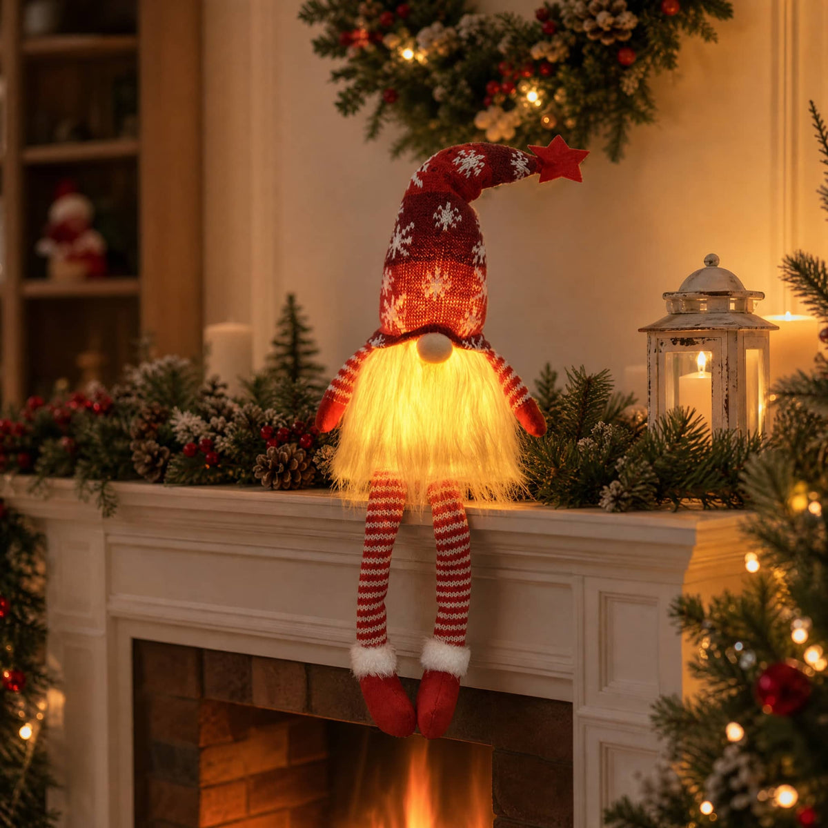 Scandinavian Tomte Gnome LED Christmas Decoration 2