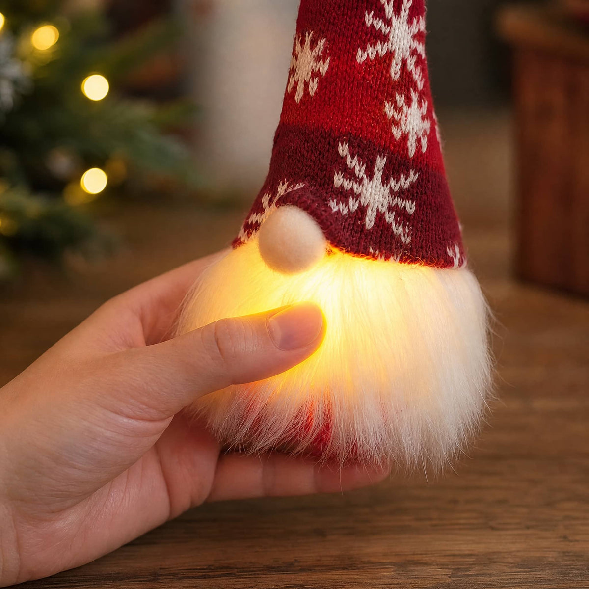 Scandinavian Tomte Gnome LED Christmas Decoration 3
