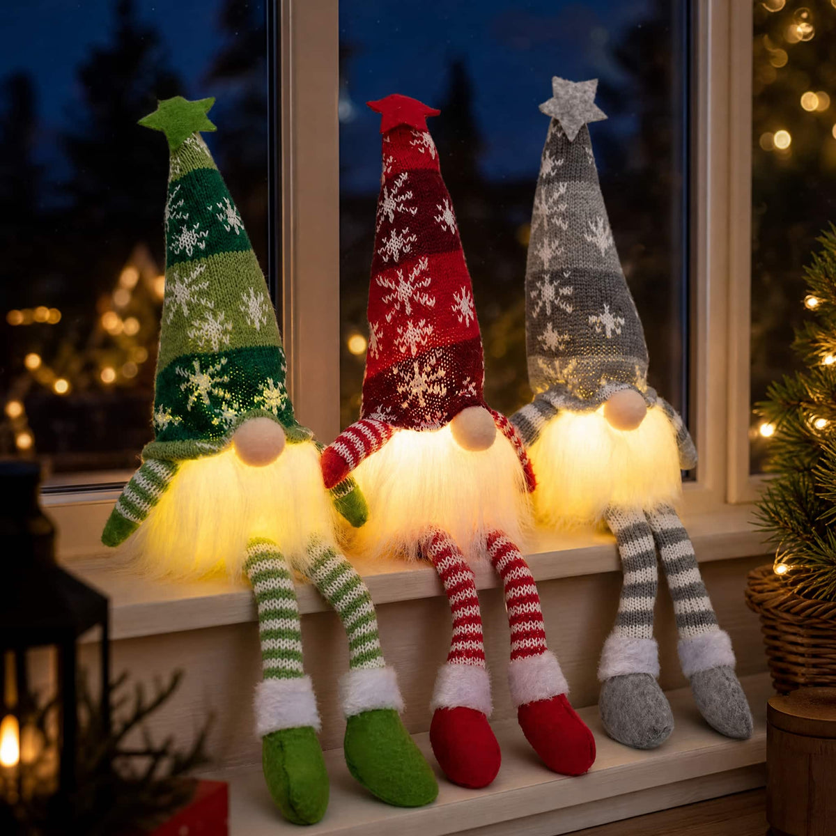 Scandinavian Tomte Gnome LED Christmas Decoration 4