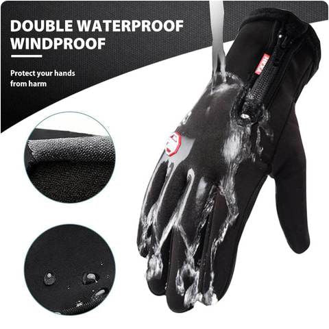 Thermal Winter Gloves — Fleece Lined Anti-Slip Unisex Fit 15