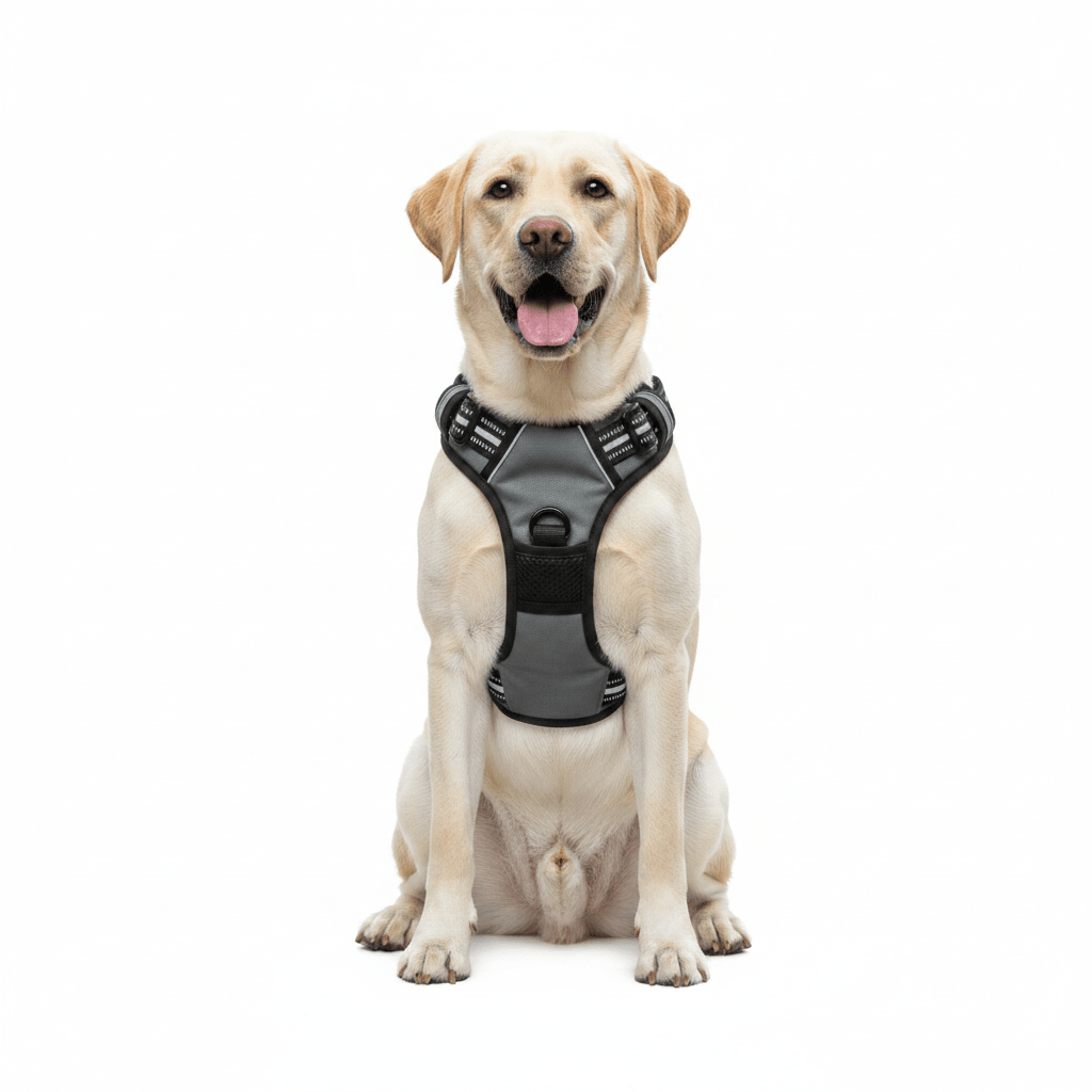 Reflective Breathable Dog Harness — Adjustable S to XL 10