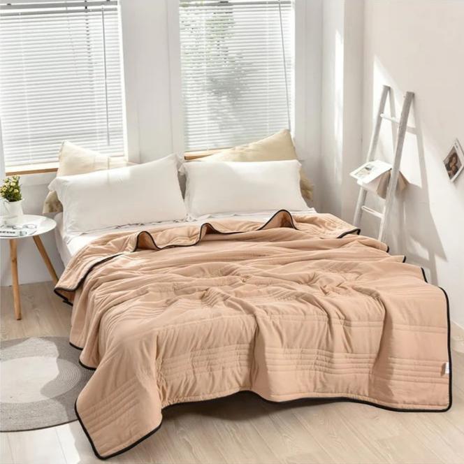 Cooling Sleep Blanket for Hot Nights — Breathable Bedding 10