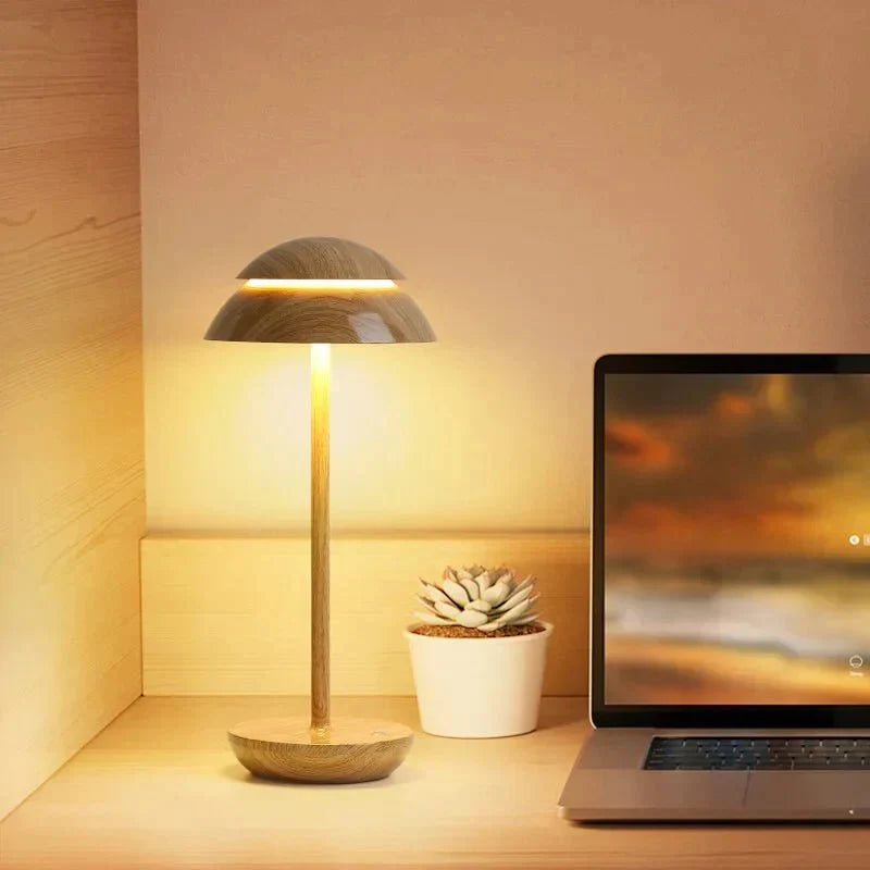 Wireless LED Table Lamp Nordic Design — Touch Control & USB-C 1