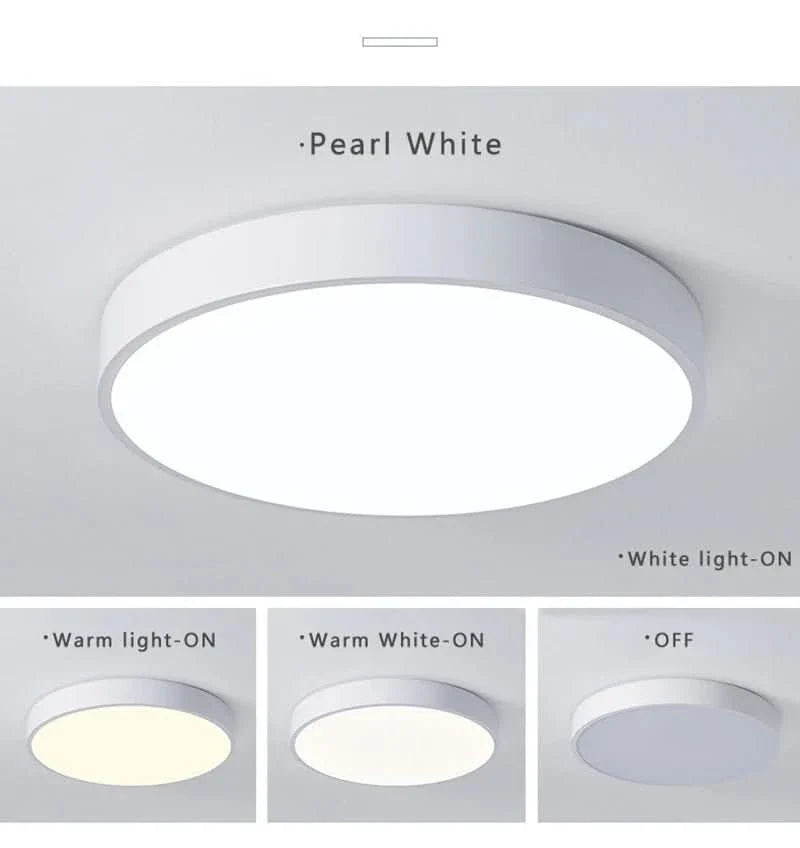 BRILLIORA LED Ceiling Light — Modern Round Even Illumination 15