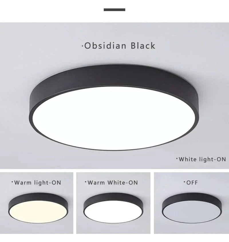 BRILLIORA LED Ceiling Light — Modern Round Even Illumination 16