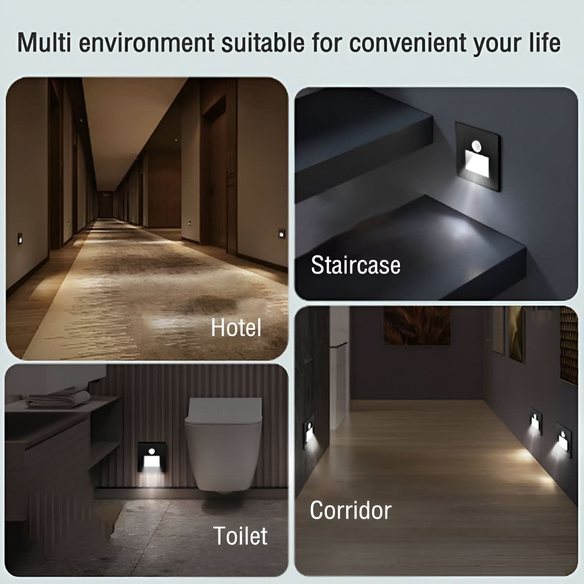 LumiStep Motion Sensor Wall Light — Indoor LED Safety Lamp 5